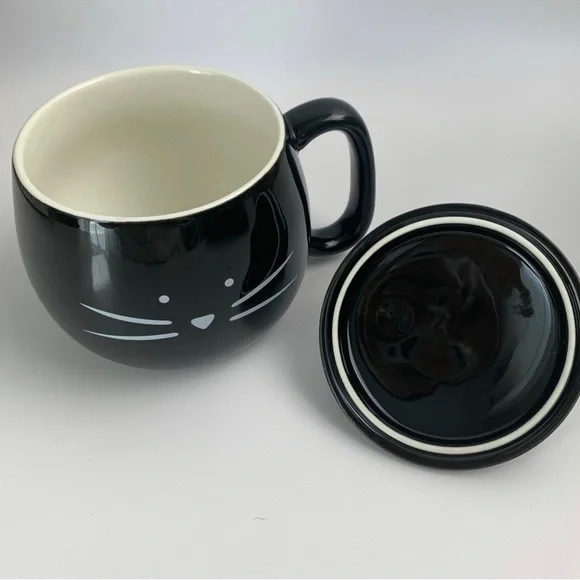 Ceramic Cat Coffee Phone Mug Holder - Picture 5 of 11